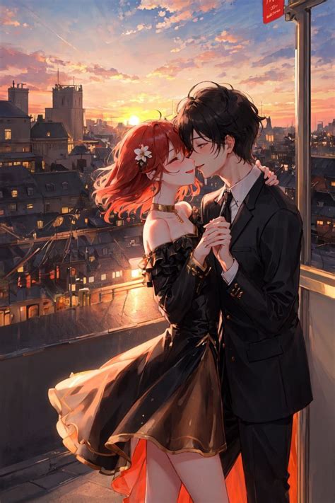 anime couple kissing|Explore the Best Animecouplekissing Art 